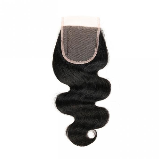 High Quality Indian Body Wave Lace  Closure 4x4 Size Middle Part 7A+ Grade