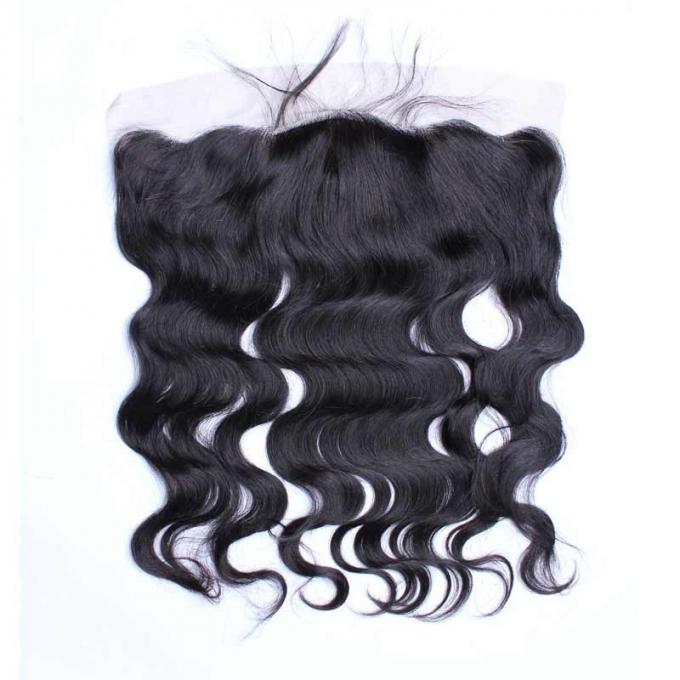 Brazilian 100 Human Hair Lace Front Wigs With Baby Hair Black Color